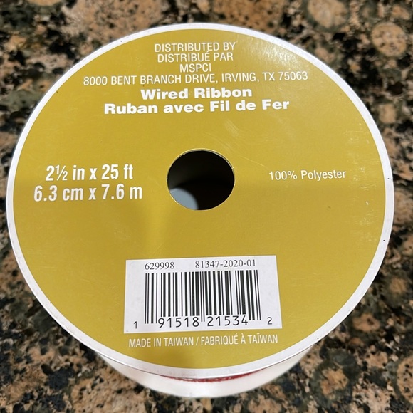 Christmas wired ribbon rolls 6 total NWOT price is firm - Picture 4 of 10